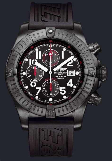 breitling super avenger replica black steel|breitling super avenger price list.